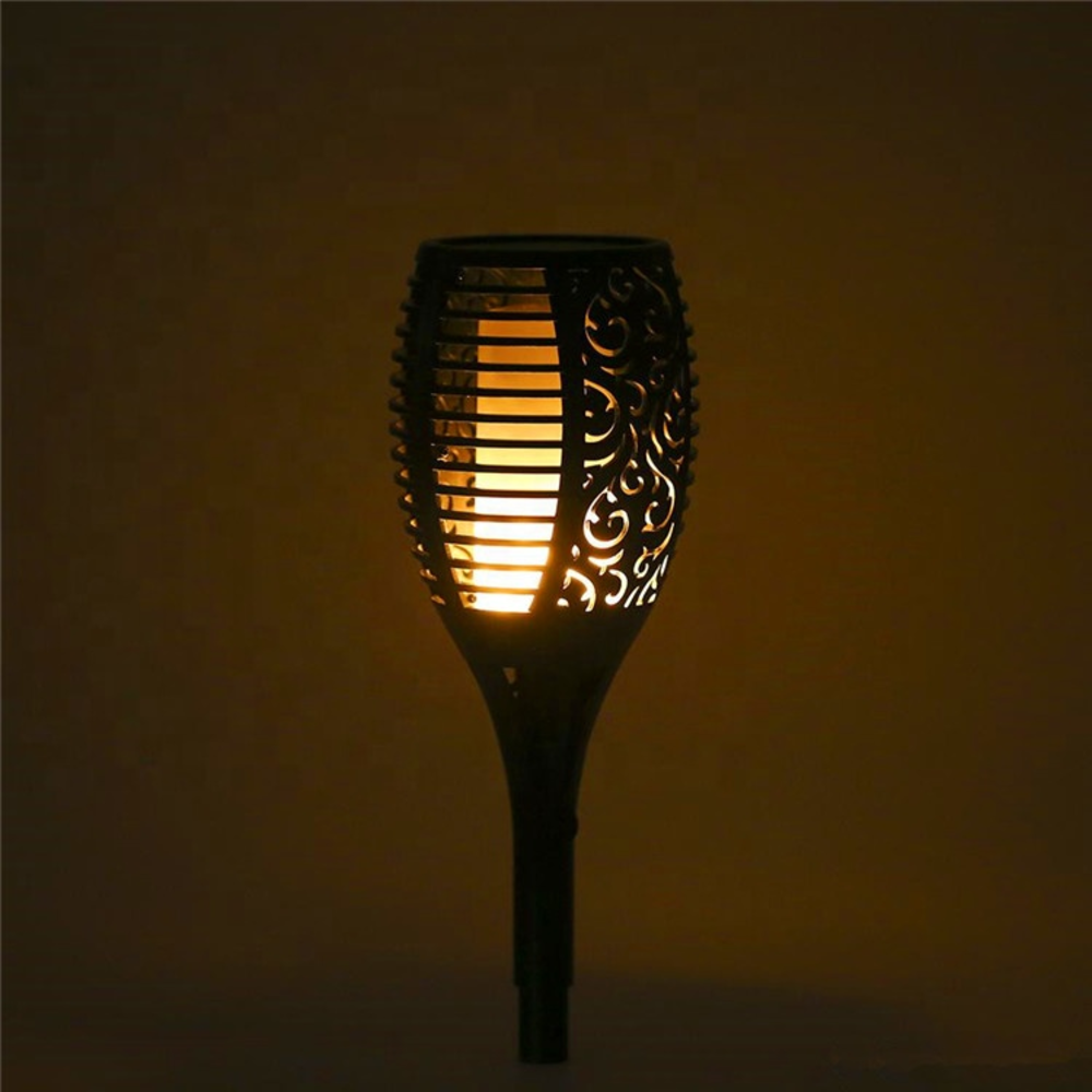Lampada da fuoco a celle a LED Luce solare per vialetto