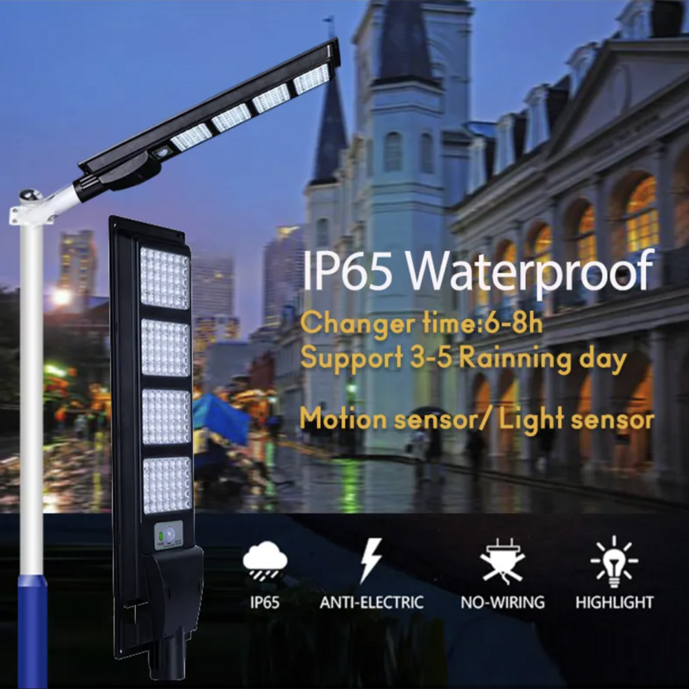 Lampione stradale in plastica di alta qualità IP66 Lampada stradale impermeabile da esterno 2000w LED-FATTO